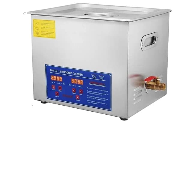 Ultralydsrenser, Digital Kontrol, Rustfrit Stål Konstruktion,15L