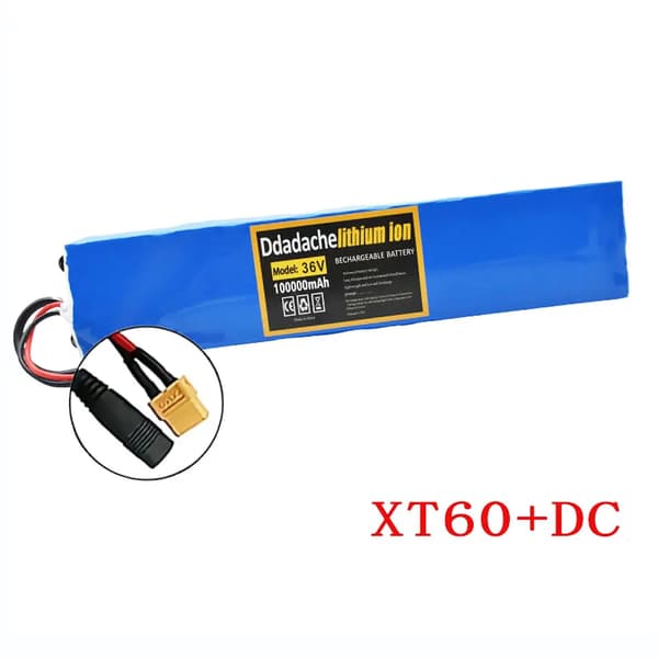 Batteripack, 100Ah kapacitet, Smart BMS-skydd,lanmi  XT60-DC