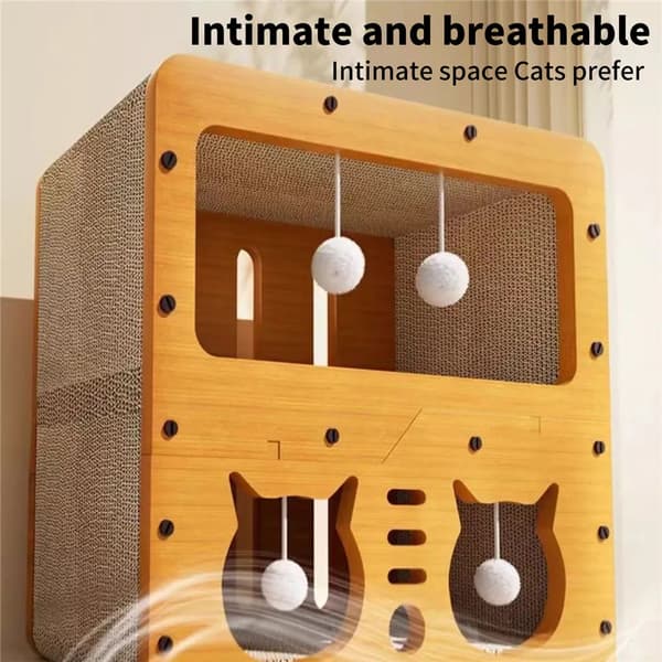 Katteskrabeplade, Multifunktionelt Design, Miljøvenlige Materialer,Træ