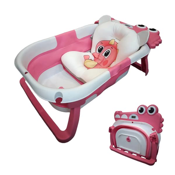Babytub, Sammanfallande Design, Temperaturvisning,Rosa