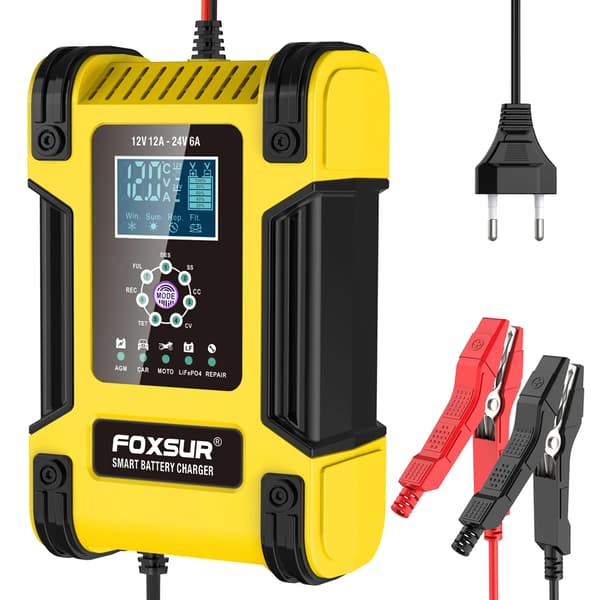 Batterioplader, Automatisk Drift, Universel Kompatibilitet,GUL
