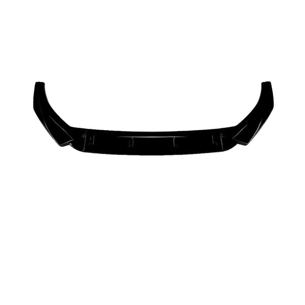Front Bumper Lip Spoiler, Holdbar ABS Konstruktion, Nem Installation,Glansfuld Sort