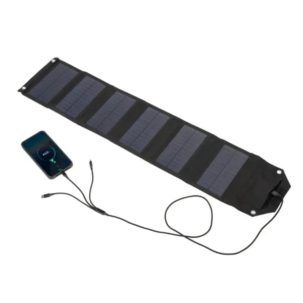 Solpanel, Bærbar, Vandtæt,sort