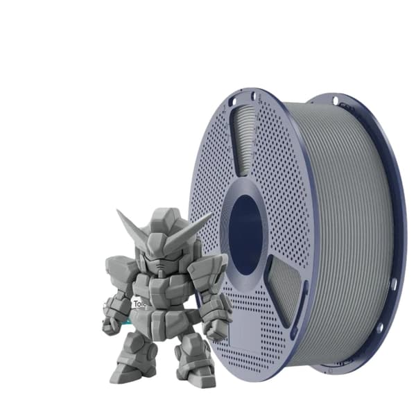 3D-tulostimen filamentti, PLA Plus, sopii FDM-tulostimille,Harmaa