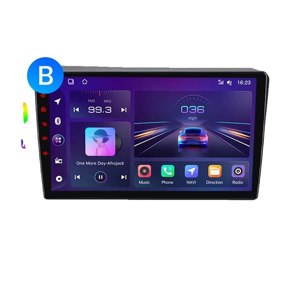 Bilradio, Touchscreen Multimedia Afspiller, Navigationssystem