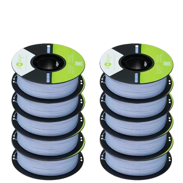 3D-printer filament, 10 kg spole, stærk holdbarhed,Snefjeld Blå