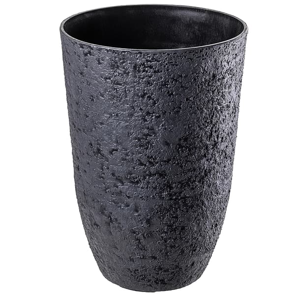 Blomsterkrukke, Moderne Design, Holdbar Plastkonstruktion,sort