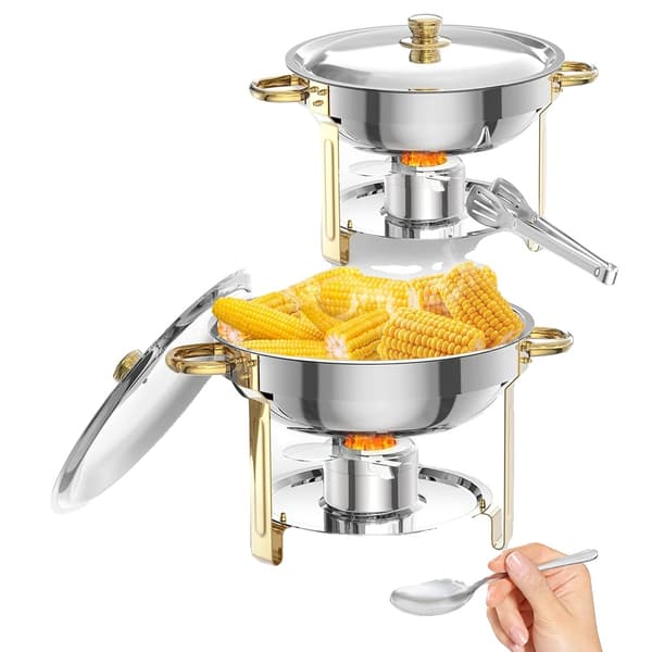 Chafing Dish, 5L kapacitet, komplett bufféset,2 Pack