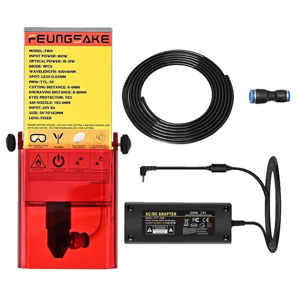 Laser Modul, 21W Optisk Effekt, 4 Dioddesign,F160-160w