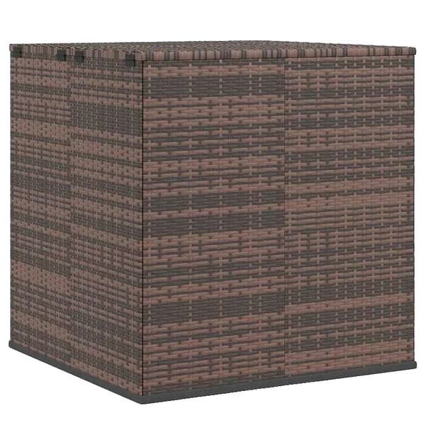 Havepude Opbevaringsboks, Holdbart Design, Rummelig Opbevaring,Brun