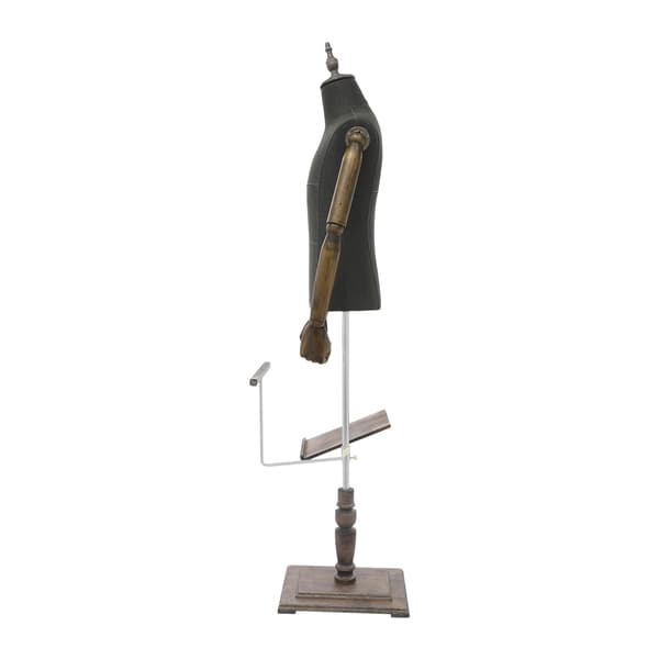 Tøjdisplaystand, Justerbar Højde, Robust Base,Brun