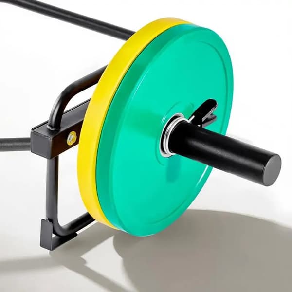 Hex Bar, 240 kg lastkapacitet, kompatibel med 5 cm viktskivor, armégrön