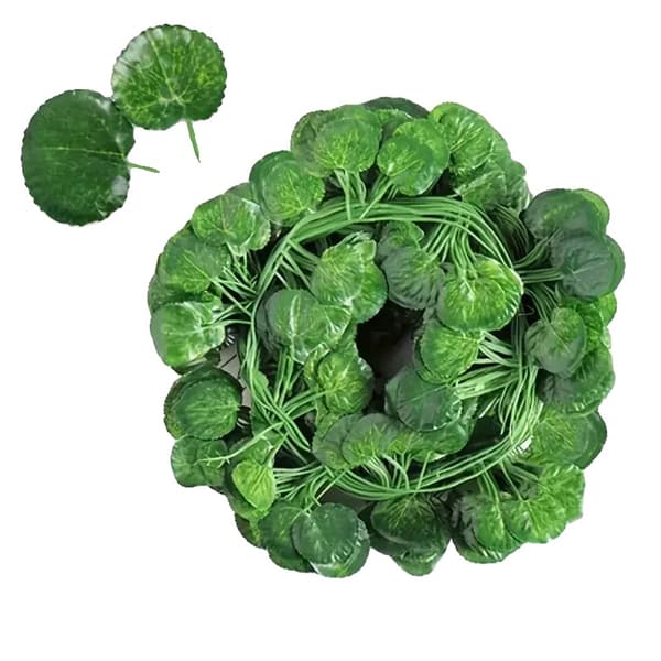 Kunstig efeu, hængende dekoration, 30 stykker,50M (25 String)-a, begonia
