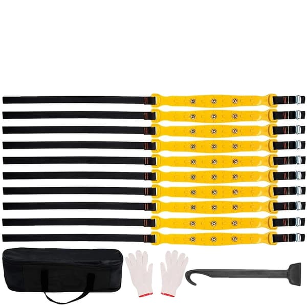 Sne kæder, Antiskrid design, Holdbart materiale,10PCS S