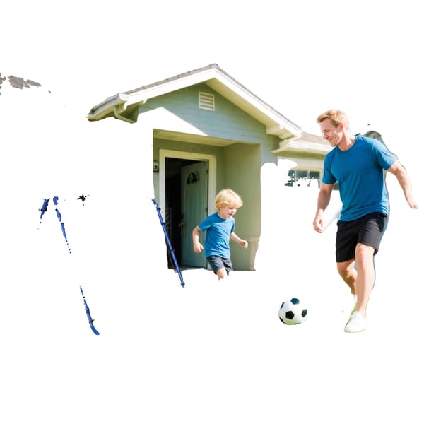 Rebound Net, Justerbare vinkler, Holdbart design,Blå