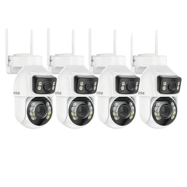 PTZ-kamera, 12X optisk zoom, dubbellins,4PCS