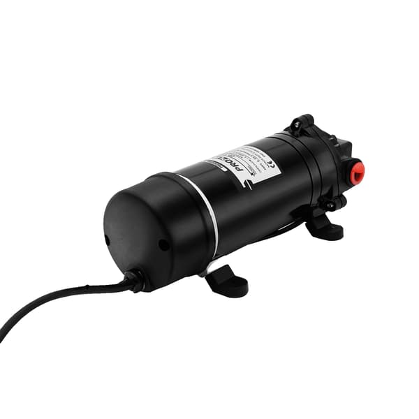 Membranpumpe, 5,5L/min Flow Rate, 160 Psi Tryk,sort, 220V