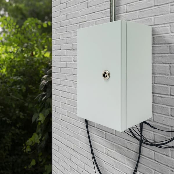 Elektrisk forbindelsesboks, IP65 vandtæt, holdbart rustfrit stål,GRÅ