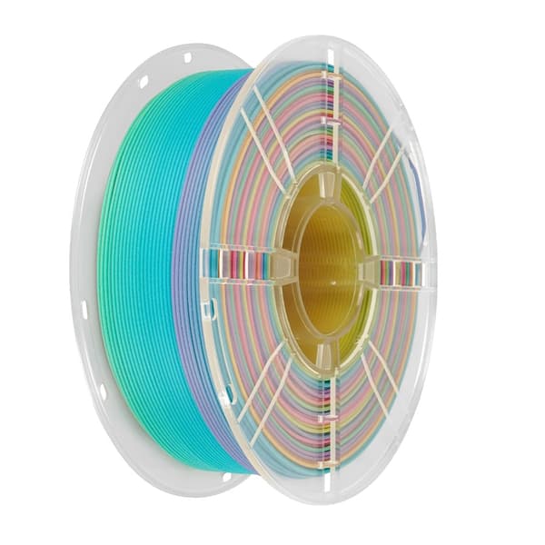 3D-print filament, multicolor effekt, mat finish,1KG