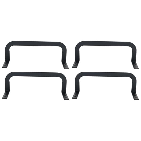 Madrasholder, Skridsikker Design, Holdbar Jernkonstruktion,sort