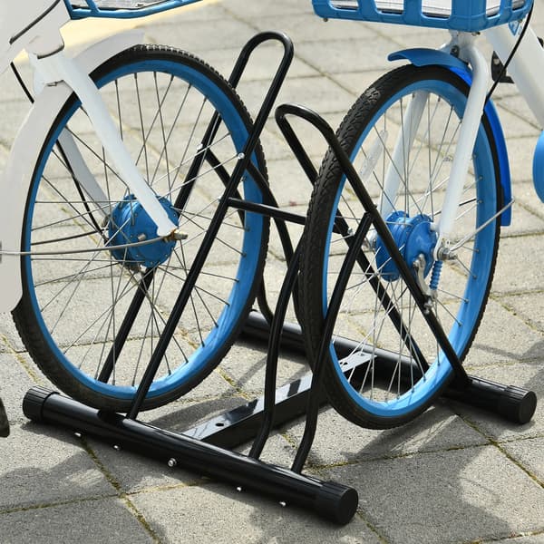 Cykelparkering, Enkel Montering, Hållbart Stöd, Svart
