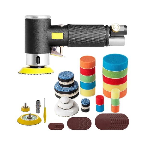 Luftsliber, Eccentrisk Dobbelt Rotation, Ergonomisk Design,Justerbar