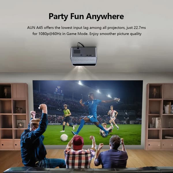 Projektor, Full HD, WiFi og Bluetooth-forbindelse,A45 Android Projektor