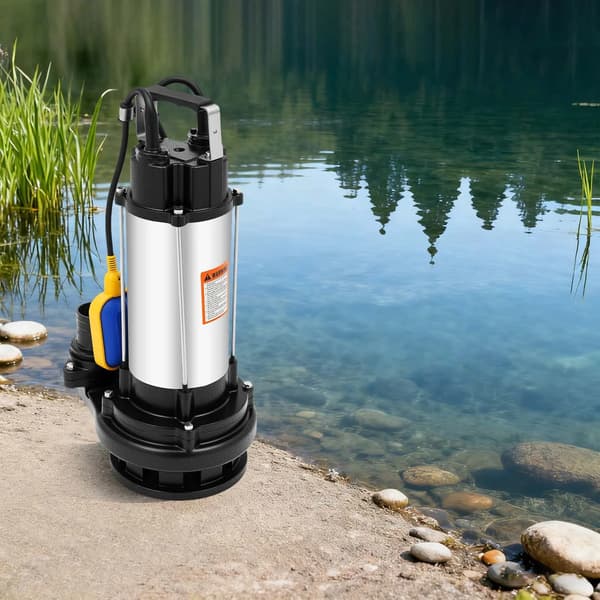 Dykpumpe, Høj Flow Rate, Holdbar Rustfrit Stål Konstruktion,220V, EU