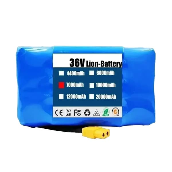 Batteri, 6000mAh kapacitet, 36V spänning,7000mAh