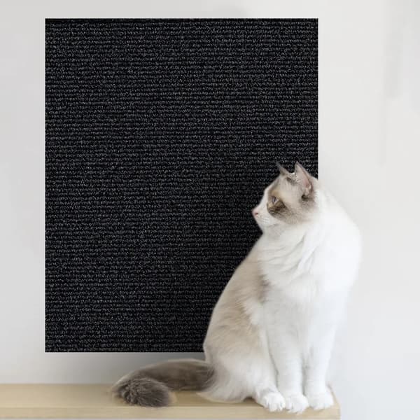 Kattklösmatta, Klippbar Design, Möbelskydd,svart, 30X100CM