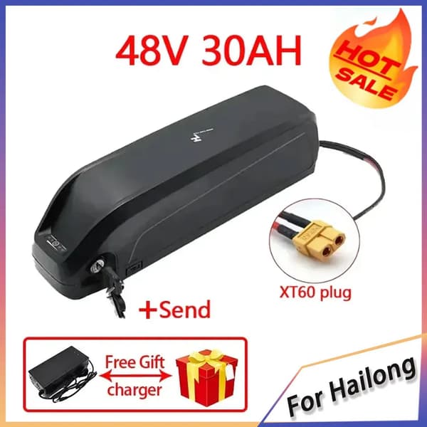 Batteri, 48V Strømkilde, 40Ah Kapacitet,XT60-48V-30AH