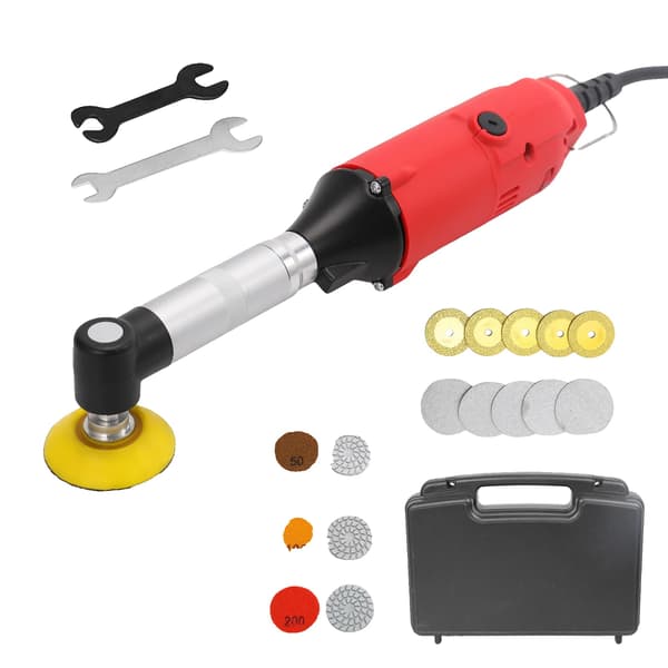Elektrisk kvarn, 6 variabla hastigheter, ergonomisk design, Röd