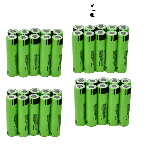 Ladattava litiumakku, 3400mAh, 3.7V jännite, 40kpl