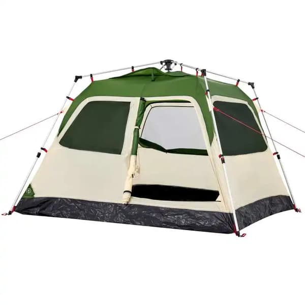 Campingtält, rymmer 3-4 personer, hållbar polyesterfiber,MULTI