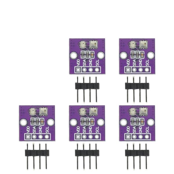Temperatur- og fugtighedssensor, I2C-interface, høj præcision,5pcs