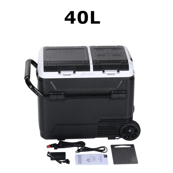 Bärbar Kylskåp, Dubbelzon Kylning, Bluetooth Kontroll,40L
