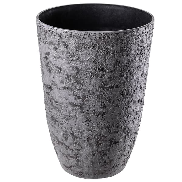 Blomkruka, Modern Design, Mångsidig Inomhus- och Utomhusbruk,Mörkgrå