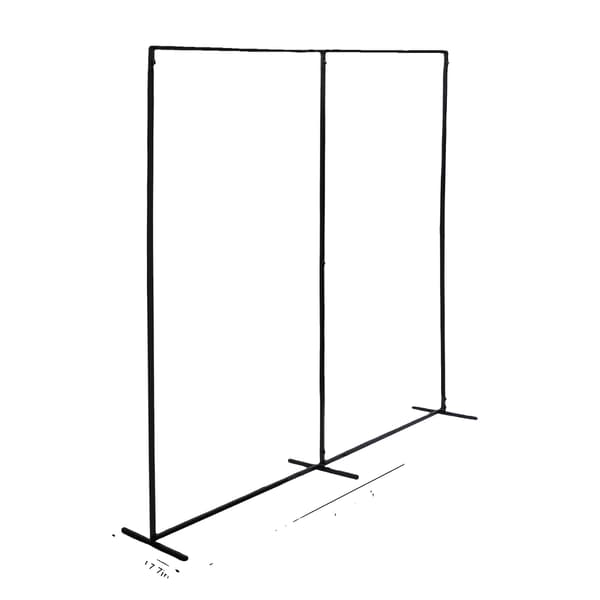 Metallbröllopsbåge, Anpassningsbar Design, Robust Konstruktion,M, svart