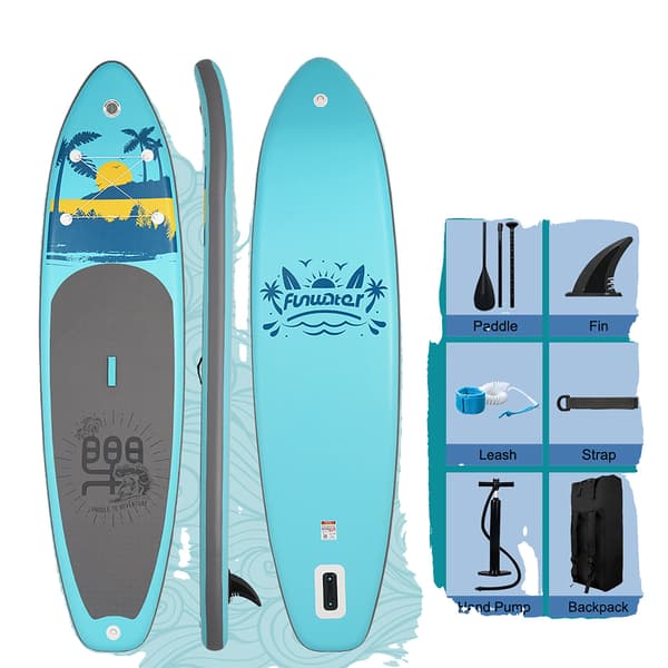 Oppustelig Paddleboard, Konvertibel Design, Komplet Tilbehørssæt,SUPFW27A