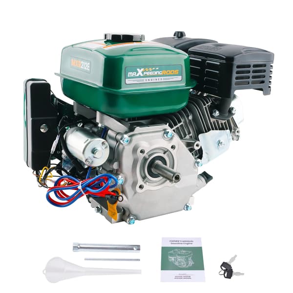 Motor, 7 hk Effekt, Elektrisk Start,sort