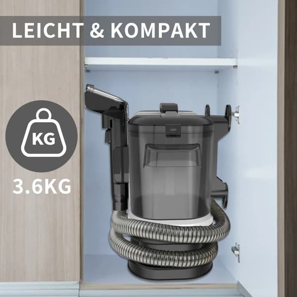 Polstringsrenser, Dobbeltankssystem, Kraftfuld Dybderensning,HVID, EU