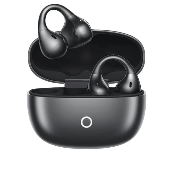 Öronklipp hörlurar, Bluetooth-anslutning, lätt design,Svart