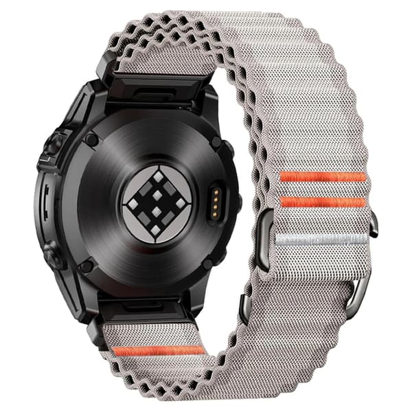 Urrem, Nylonmateriale, Kompatibel med Garmin-ure,b-StarLight, QuickFit 26mm