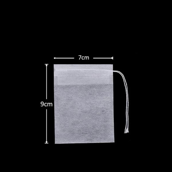 Teesilkeposer, Non-woven materiale, Snoretræk design,7x9cm, 600Pcs