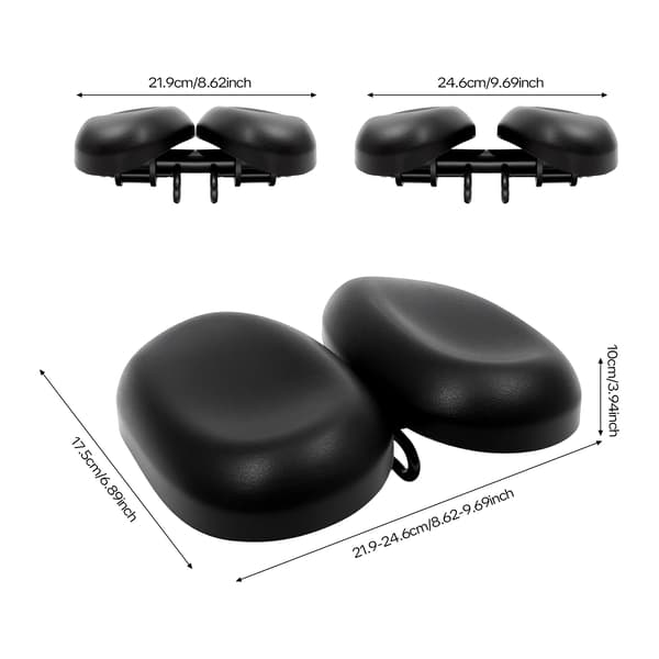 Cykelsæde, Ergonomisk Design, Komfortabel Køreoplevelse,sort