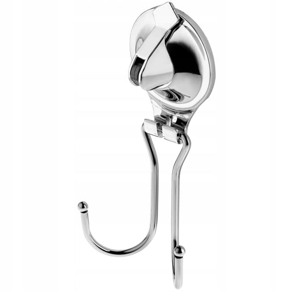 Sugkoppkrok, Stark Lastkapacitet, Enkel Installation,Silver