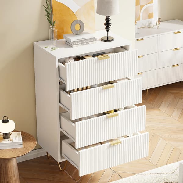 Kommode, Moderne Design, Rummelig Opbevaring,HVID