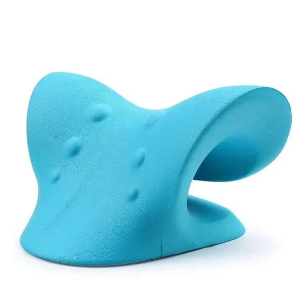 Nackmassagekudde, Ergonomisk Design, Smärtlindring,Ingen plugg-a, Blå