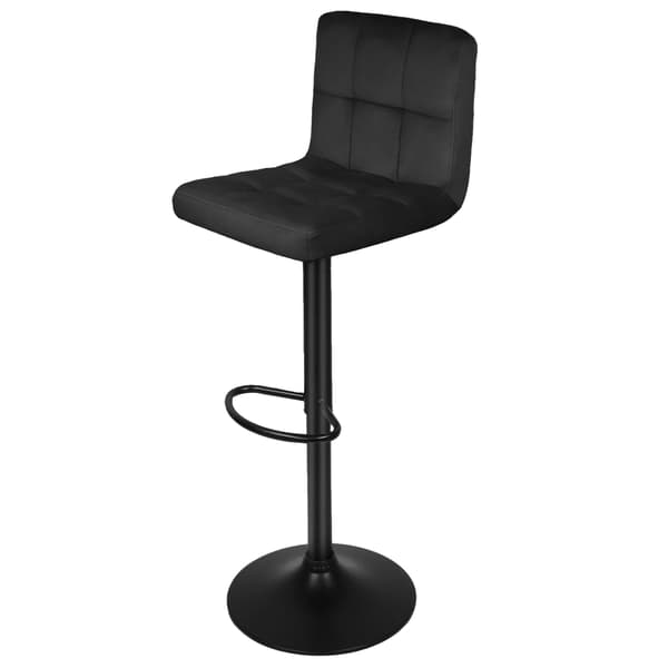 Barstol, Höjdjusterbar, Modern Design,svart