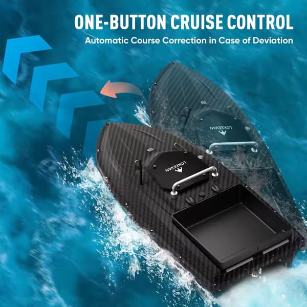 Bait Boat, GPS Navigation, Dual Motor Performance,GPS+46800mAh